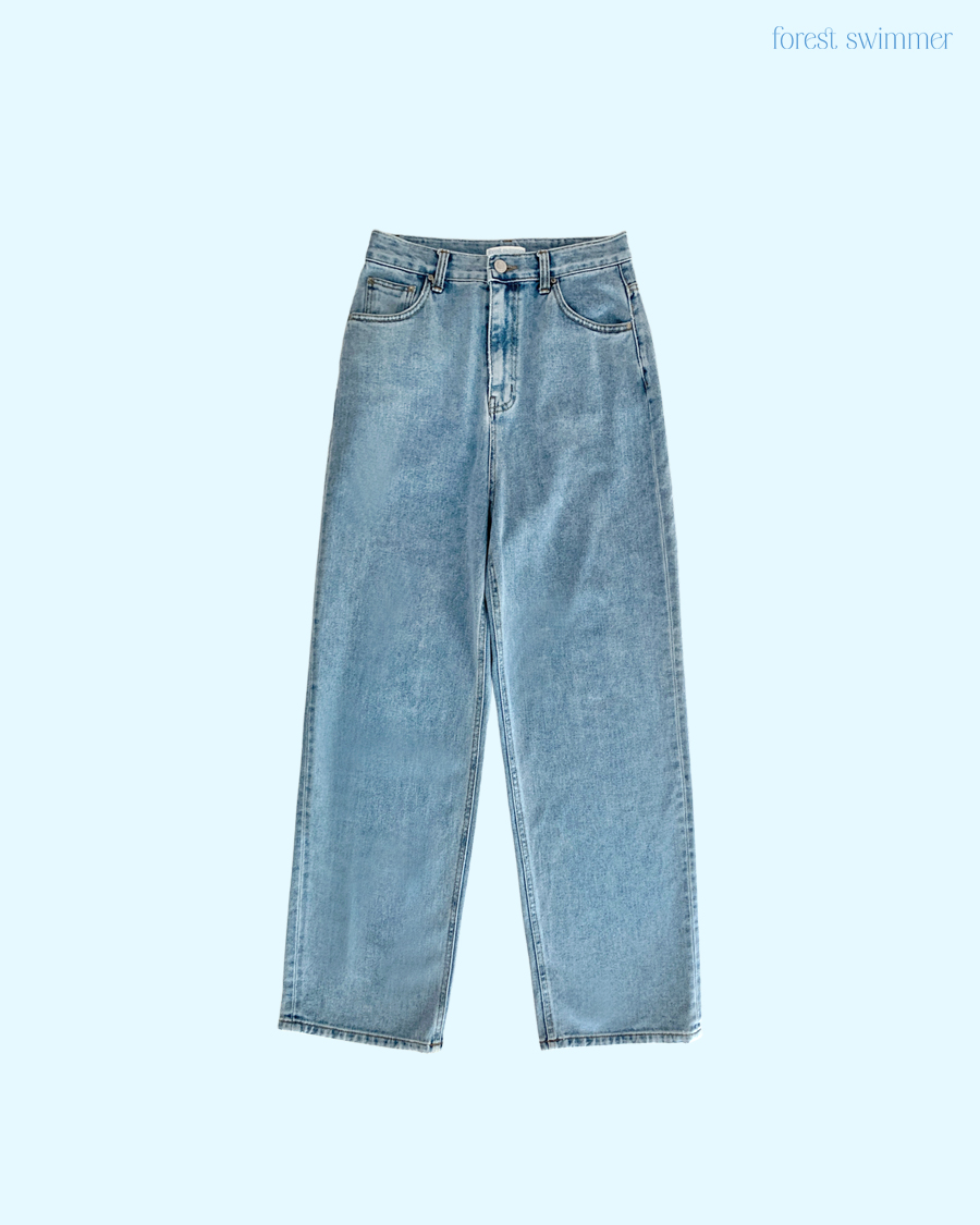 sky blue jeans (S, M)